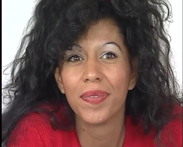 black woman opens her labia, her tight pink pussy, is nice and wet