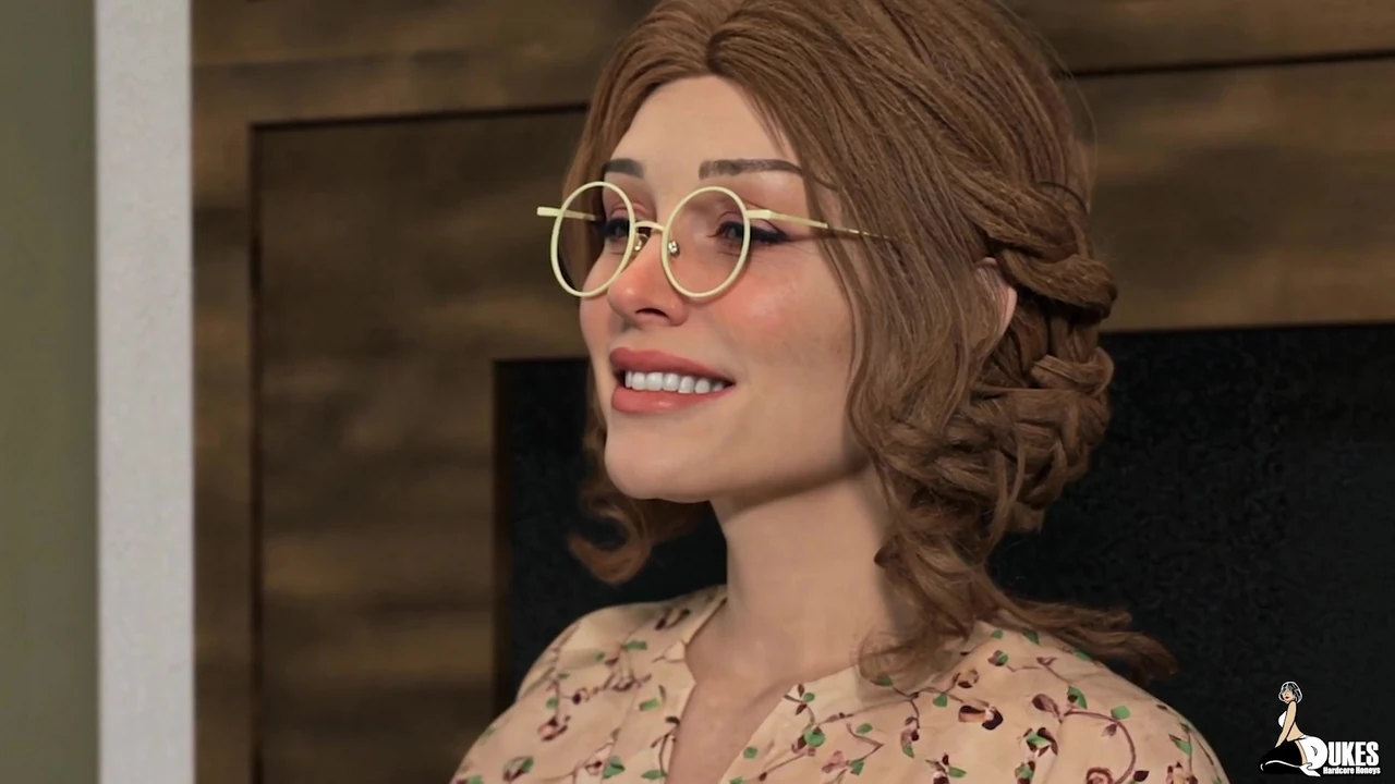 Horny frat boy fucks his uncle’s new cute nerdy wife