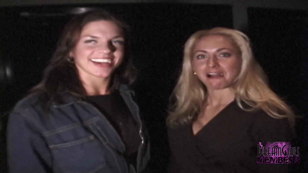 Two Smoking Hot Chicks Flash And Lick Pussy