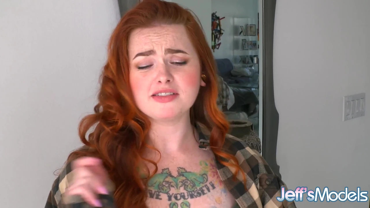 Curvy Redhead Adora Bell Seduces a Black Stud