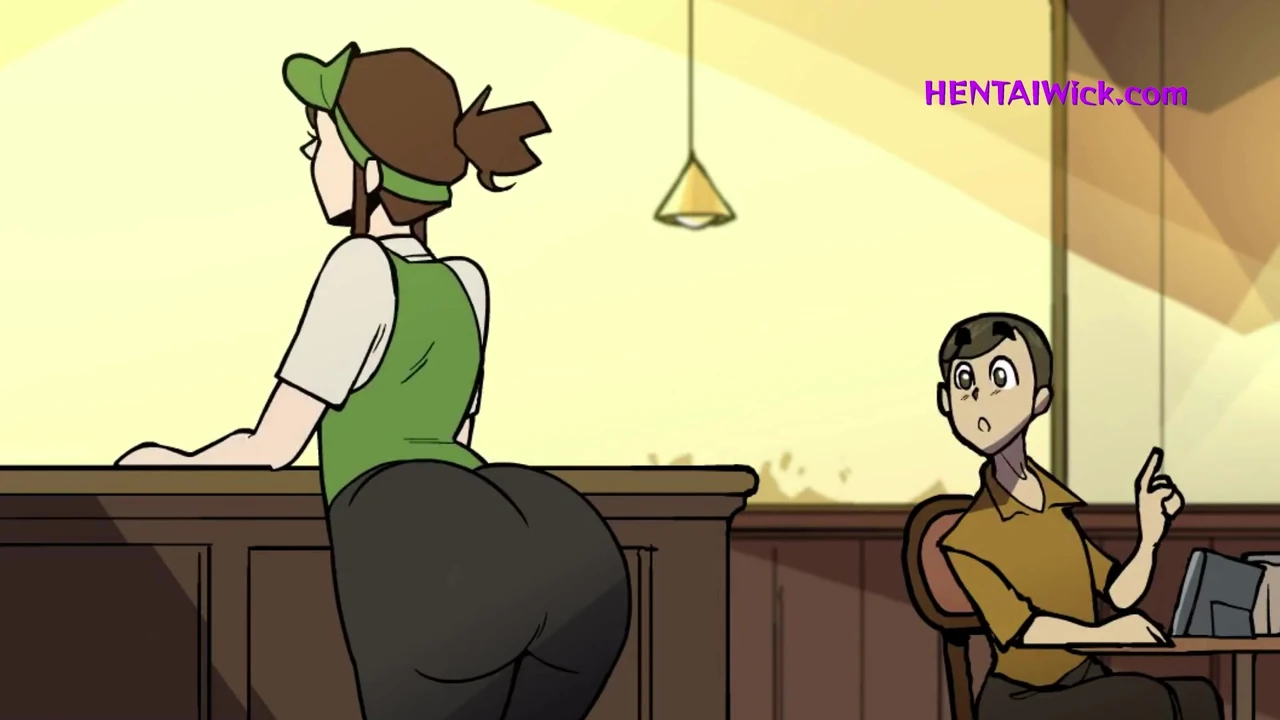 Chubby Barista MILF with Giant Lactating Boobs – 3D Cartoon Parody HQ