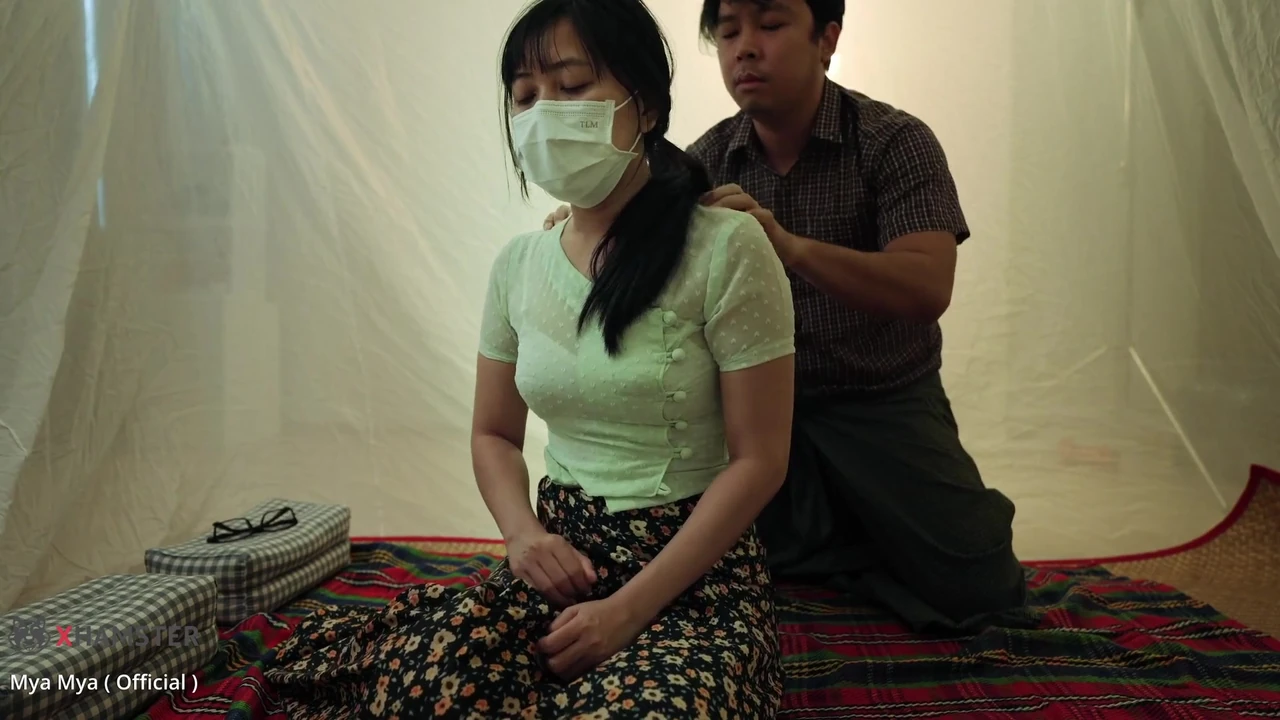 Asian couple cannot stop fucking while on Big Fire