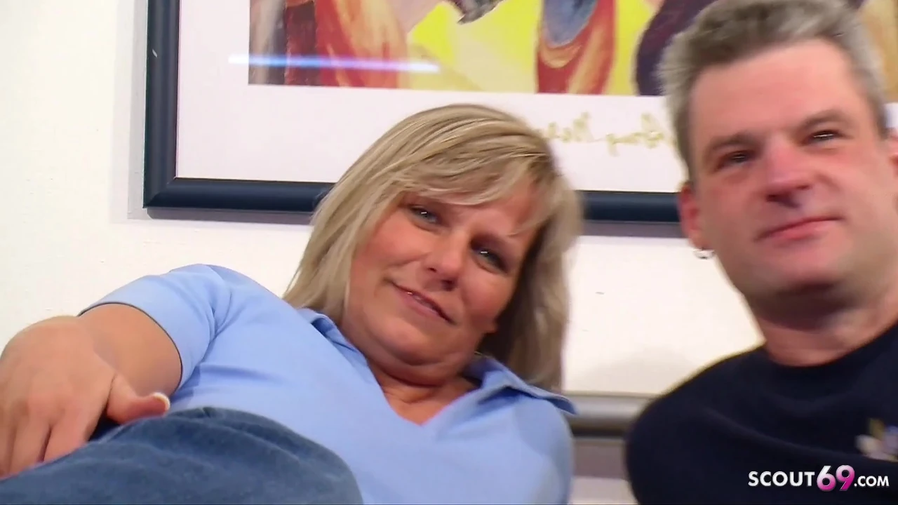 German old Husband let Stranger Fuck his Mature Wife in 3 Some