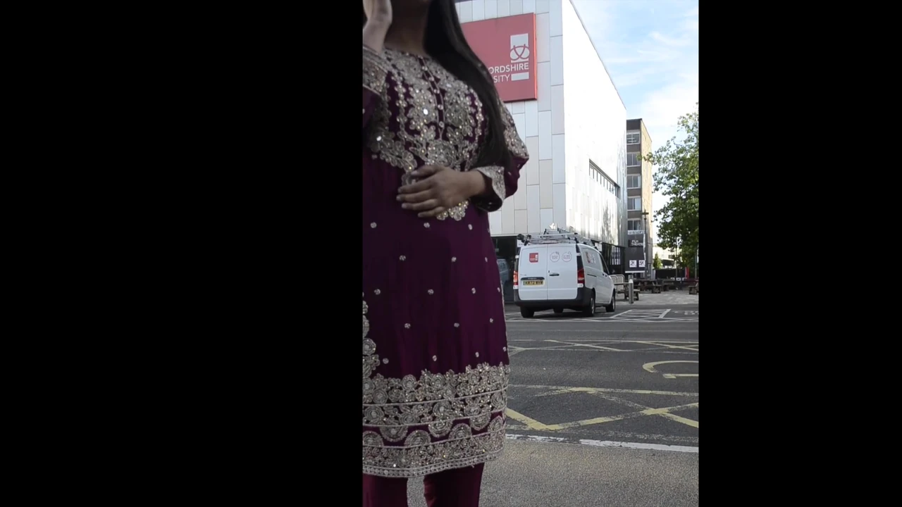 British indian slut student fucks black teacher at stoke on trent university