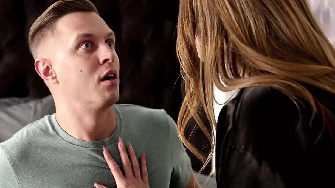 Stepmom Says, “Why don’t you be a good boy and lick mommy’s pussy?”